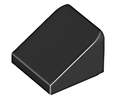 Деталь LEGO Slope 30 1 x 1 x 2/3 54200 Black U