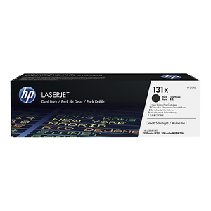 Двойная упаковка картриджей HP 131X CF210XD Black черный увеличенный Color Laser Jet M251 M276 оригинальный