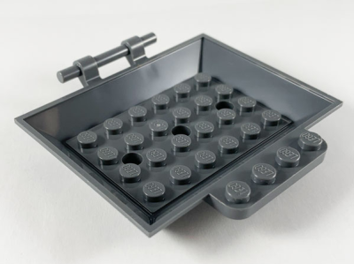 Minifigure, Utensil Arcade Game Cabinet Back, 65068 Dark Bluish Gray U