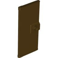 Door 1 x 3 x 6 with Stud Handle, 80683 Dark Brown N
