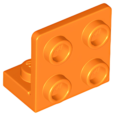 Деталь Lego Скоба Bracket 1 x 2 - 2 x 2 Inverted 99207 Orange U