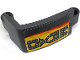 Technic, Panel Curved 3 x 5 x 3 with 'MAX-D' and Flames Pattern Model Left Side (Sticker) - Set 42119, 24116pb045L  