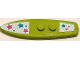 Minifigure, Utensil Surfboard Standard with Dark Pink and Medium Azure Stars Pattern (Stickers) - Set 41429, 90397pb017  