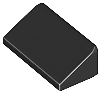 Деталь LEGO Slope 30 1 x 2 x 2/3 85984 (83473) Black N