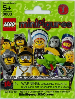 Минифигурка LEGO Collectible Minifigures Snowboarder, Series 3 col03-5