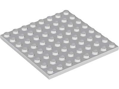 Деталь LEGO Пластина Plate 8 x 8 41539 Light Bluish Gray N