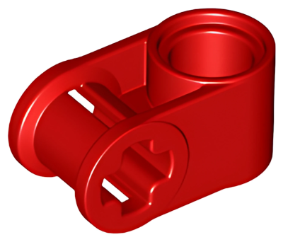 Деталь LEGO Technic, Axle and Pin Connector Perpendicular 6536 Red N