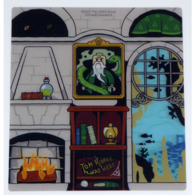 Plastic 3D Backdrop with Slytherin Common Room Pattern, 104682 Trans-Clear U