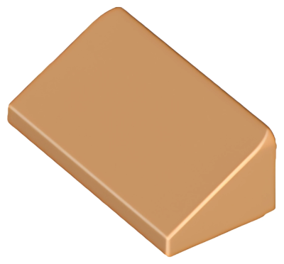 Деталь LEGO Slope 30 1 x 2 x 2/3 85984 (83473) Medium Nougat N