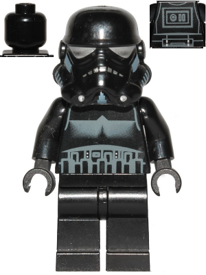 Минифигурка Lego Star Wars Imperial Shadow Trooper - Long Line on Back sw0166b