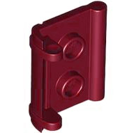 Minifigure, Utensil Book Binding with 2 Studs, 24324 Dark Red N