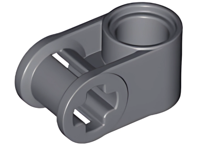 Деталь LEGO Technic, Axle and Pin Connector Perpendicular 6536 Dark Bluish Gray U