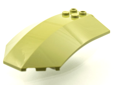 Windscreen 8 x 6 x 2 Curved Sloped Sides, x224 Olive Green U