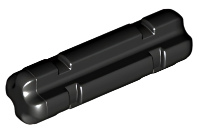 Деталь LEGO Technic, Axle 2L Notched 32062 Black N