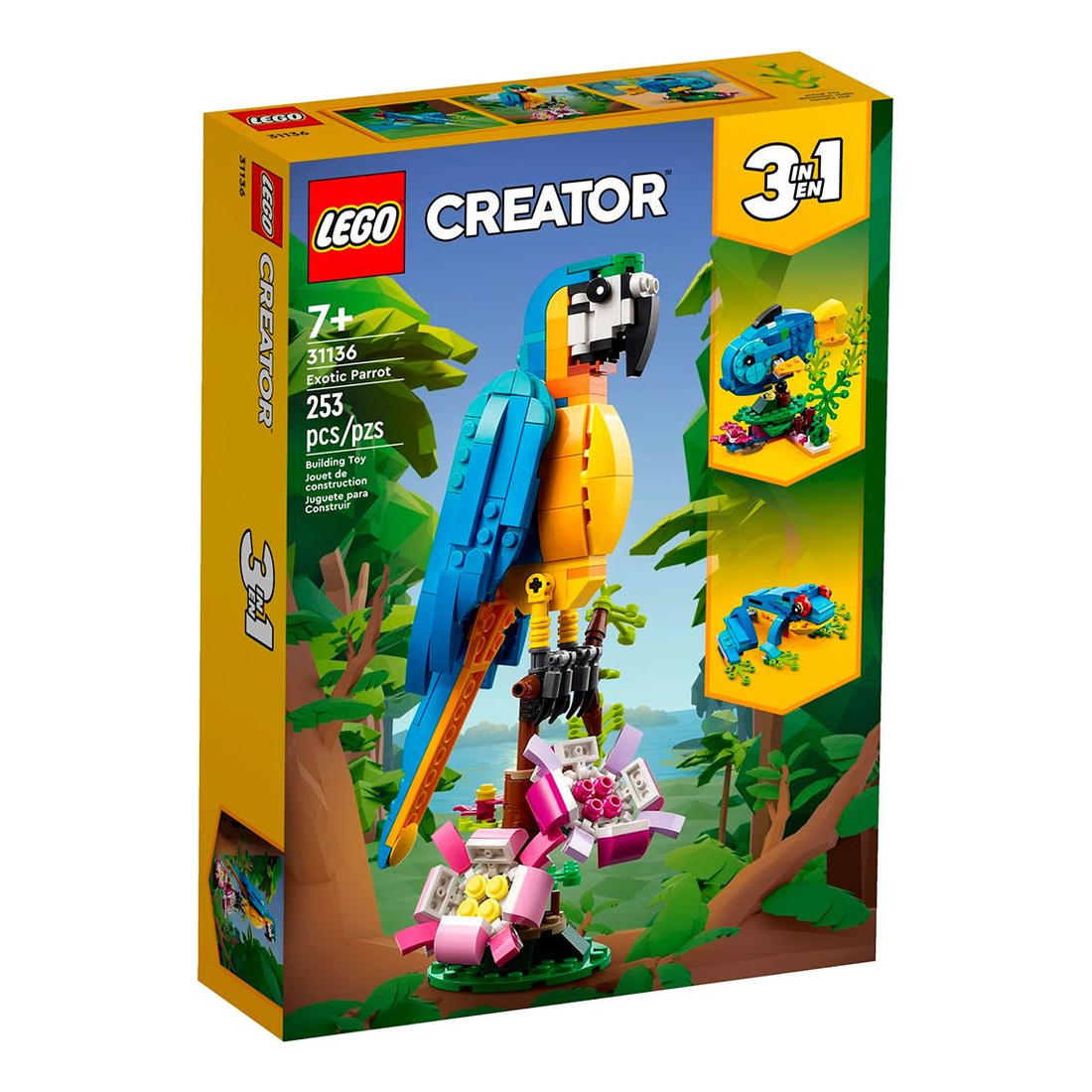 Конструктор LEGO Creator 31136 Экзотический попугай в магазине Shop-device