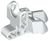 Hero Factory Foot with Three Short Claws and Ball Joint Socket, 15976 White N