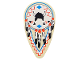 Minifigure, Shield Oval with Feathers and Helmet Pattern, 2586pw1  