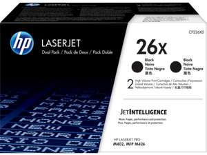 Картридж HP CF226XF черный двойная упаковка (2-Pack), повышенной емкости для LaserJet M402/M426 Black