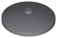 Dish 4 x 4 Inverted (Radar) with Solid Stud, 3960 Dark Bluish Gray U