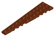 Wedge, Plate 12 x 3 Left, 47397 Reddish Brown U