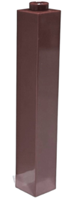 Brick 1 x 1 x 5 - Hollow Stud, 2453a Brown U