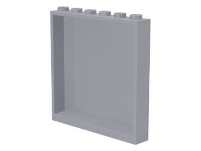 Panel 1 x 6 x 5, 59349 Light Bluish Gray N