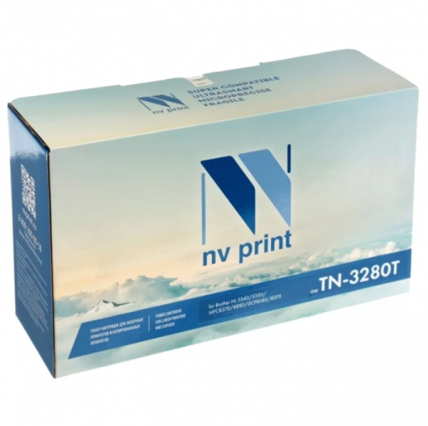 Картридж NV Print TN-3280T для принтеров Brother HL-5340D/ 5350DN/ 5370DW/ MFC-8370/ 8880/ DCP-8085/ 8070D