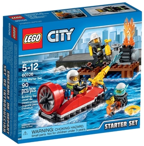 Конструктор LEGO City 60106 Набор для начинающих пожарных