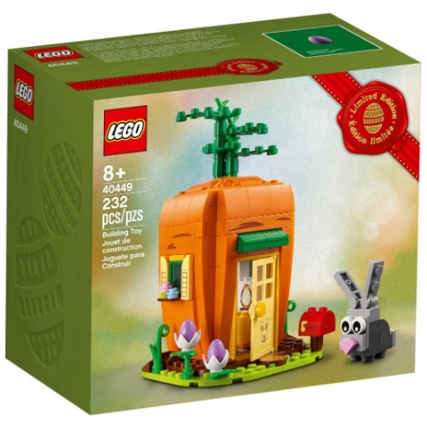 Конструктор LEGO 40449 Морковный домик Пасхального кролика