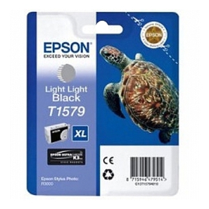 Картридж Epson T1579 Light Black серый C13T15794010