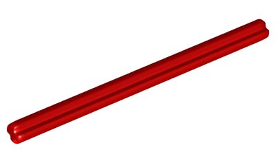 Деталь LEGO Technic, Axle 8L 3707 Red U