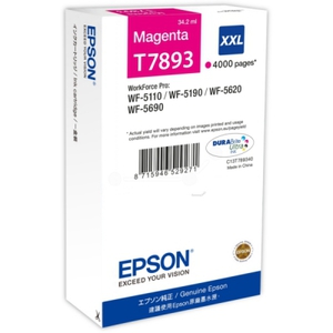 Картридж Epson C13T789340 оригинальный пурпурный повышенной емкости для WorkForce Pro WF-5110DW 5620DWF