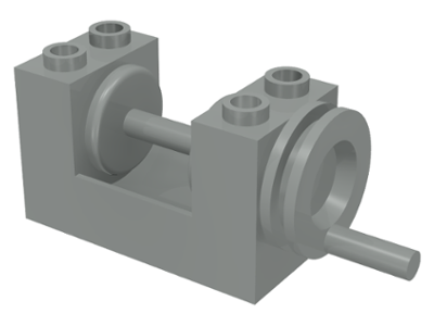 String Reel Winch 2 x 4 x 2 with Light Gray Drum, 73037c00 Light Gray U