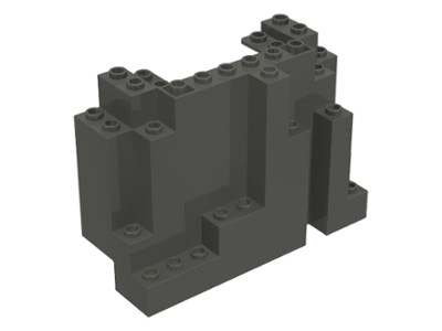 Rock Panel 4 x 10 x 6 Rectangular (BURP), 6082 Dark Gray U
