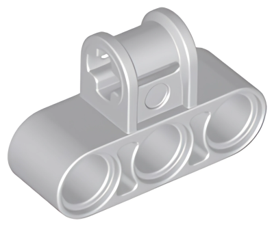 Деталь LEGO Technic, Axle and Pin Connector Perpendicular Triple 63869 Light Bluish Gray U