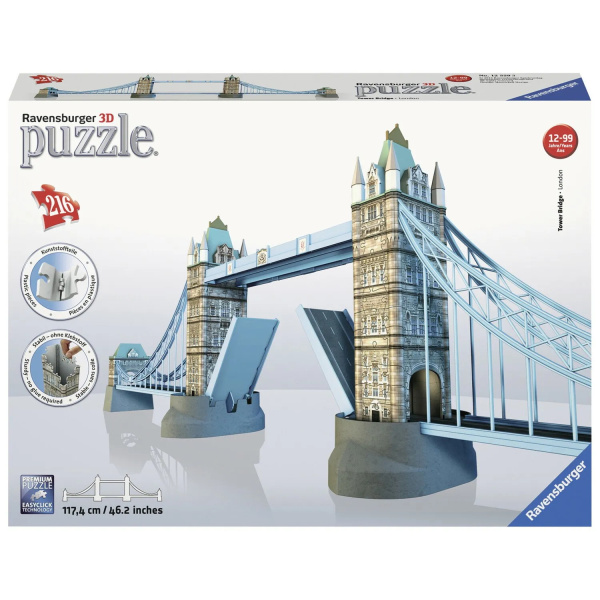 Пазл 3D Ravensburger Тауэрский мост в Лондоне 216 элементов 12559