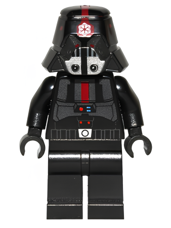 Минифигурка Lego Sith Trooper - Black Armor with Plain Legs sw0414 U