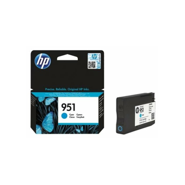 Картридж HP 951 Cyan голубой оригинальный CN050AE Officejet Pro 8100 ePrinter, HP Officejet Pro 8600