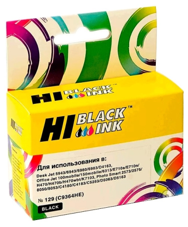 Картридж Hi-Black (HB-C9364) для HP DeskJet 5943/ 6943/ D4163, черный, совместимый