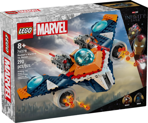 Конструктор LEGO Super Heroes 76278 Боевая птица Ракеты против Ронана