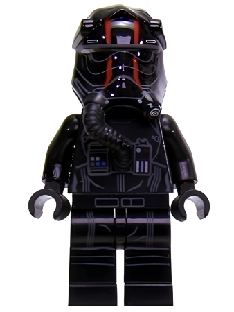 Минифигурка Lego Star Wars First Order TIE Pilot, Two Red Stripes on Helmet sw0860