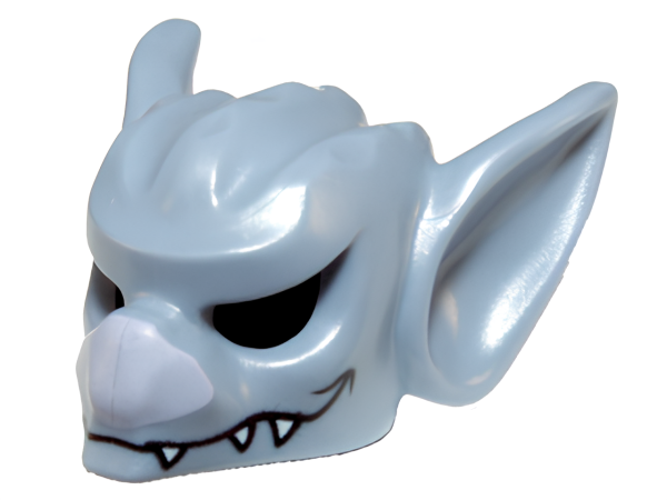 Lego Minifigure Headgear Mask Bat with Lavender Nose and White Fangs 15065pb02