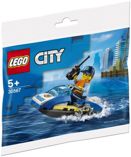 Конструктор LEGO City 30567 Полицейский водный скутер