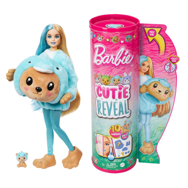 Кукла Barbie Cutie Reveal Chelsea Costume Cuties Series HRK25