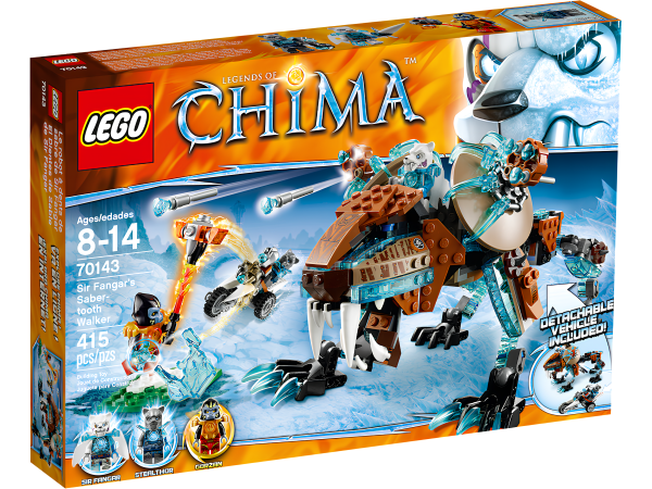 Конструктор LEGO Legends of Chima 70143 Саблезубый шагающий робот Сэра Фангара