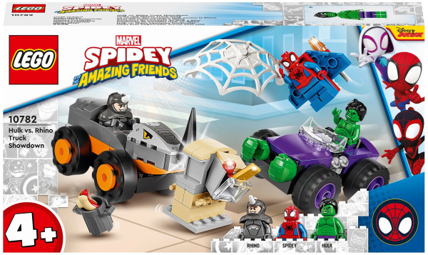 Конструктор LEGO Super Heroes 10782 Схватка Халка и Носорога на грузовиках