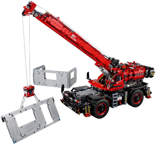 (Уценка) Конструктор LEGO Technic 42082 Подъёмный кран для пересечённой местности