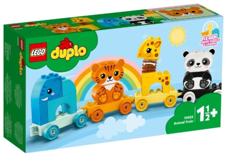 Конструктор LEGO DUPLO 10955 Creative Play Мой первый поезд для зверей