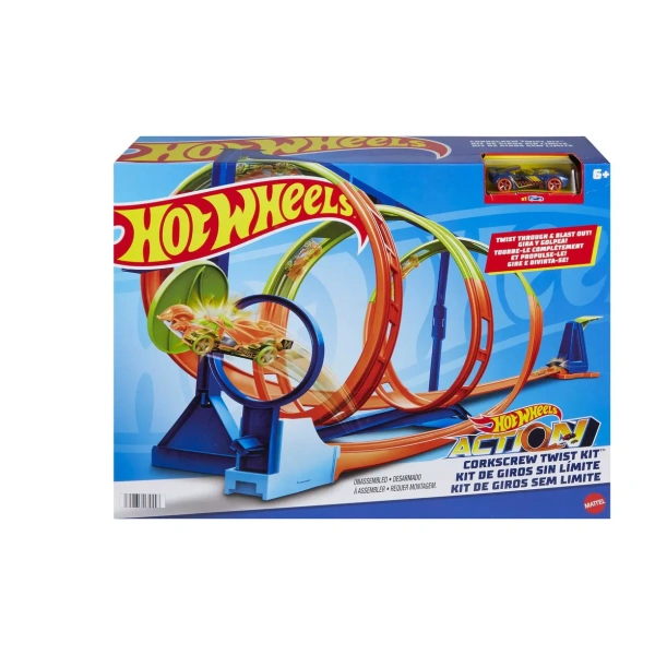 Набор игровой Hot Wheels Action Corkscrew Twist HMX41