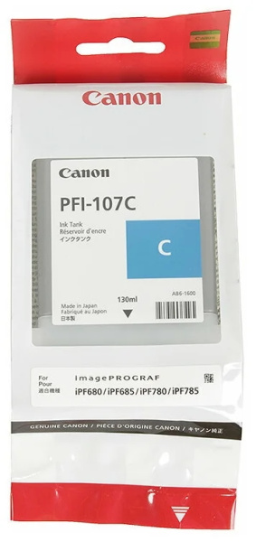 Картридж Canon PFI-107C (6706B001)